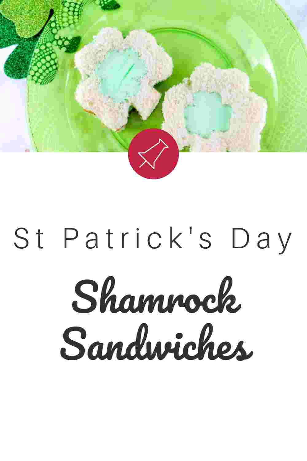 Shamrock Sandwiches for Saint Patrick's Day